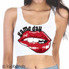 Game Day Lips Scoop Crop Top - lo + jo, LLC