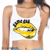 Game Day Lips Scoop Crop Top - lo + jo, LLC