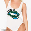 Game On Lips Tank Bodysuit - lo + jo, LLC