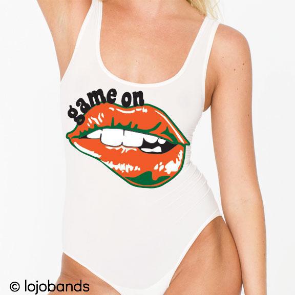 Game On Lips Tank Bodysuit - lo + jo, LLC
