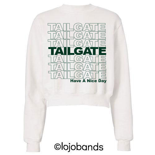 Green Have A Nice Tailgate Sweatshirt - lo + jo, LLC