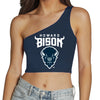 Howard Bison Navy One Shoulder Top