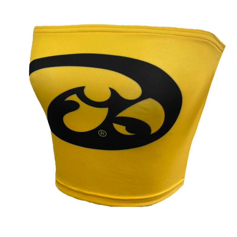 Iowa Hawkeyes Yellow Tube Top