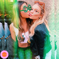 Shake Your Shamrocks White Crop Tank Top