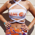Game On White Multiway Bandeau - lo + jo, LLC