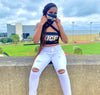 UCF Black Multiway Bandeau Top