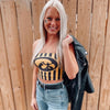 Iowa Hawkeyes Striped Tube Top