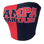 Tampa Spartans Two Tone Tube Top