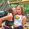 Iowa Hawkeyes Black Tube Top