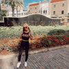 Tampa Spartans Black Babydoll Tee
