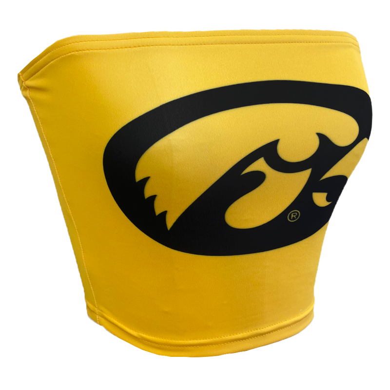 Iowa Hawkeyes Yellow Tube Top
