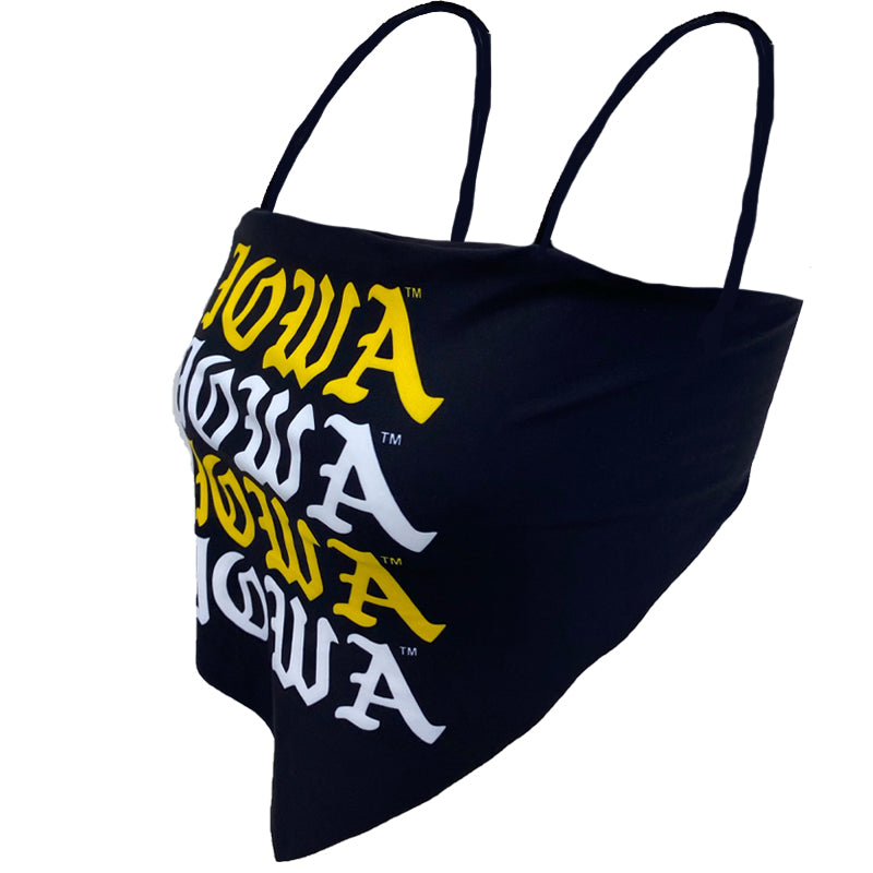Iowa Hawkeyes Gothic Bandana Top