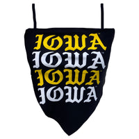 Iowa Hawkeyes Gothic Bandana Top