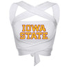 Iowa State White Multi Way Bandeau Top