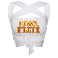 Iowa State White Multi Way Bandeau Top
