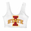 Iowa State White Crop Tank