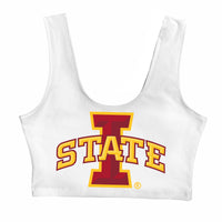 Iowa State White Crop Tank