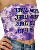 JMU Gothic Tie Dye Tube Top