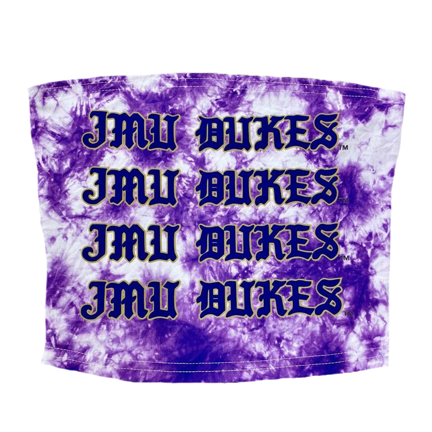 JMU Gothic Tie Dye Tube Top