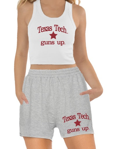 Texas Tech Tank Top & Sweat Shorts