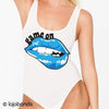 Game On Lips Tank Bodysuit - lo + jo, LLC