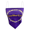 LSU Purple Strap Bandana Top