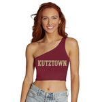 Kutztown Maroon One Shoulder Top