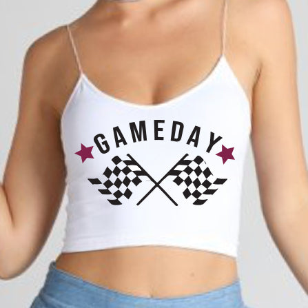 Maroon Game Day Spaghetti Tank