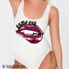 Game Day Lips Tank Bodysuit - lo + jo, LLC