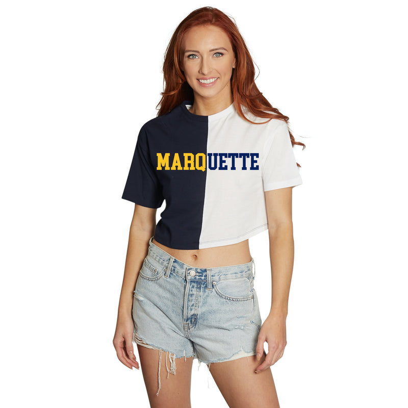 Marquette Split Tee