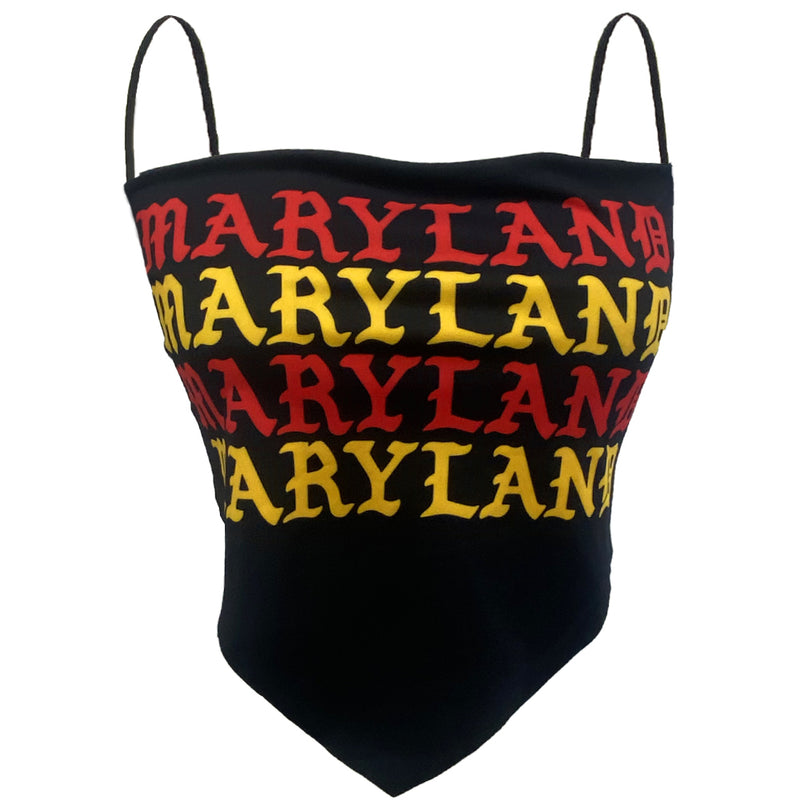 Maryland Terps Gothic Bandana Top