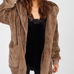 Mocha Furry Bear Coat