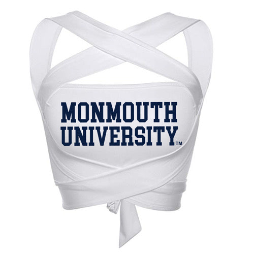 Monmouth Hawks White Multi Way Bandeau Top