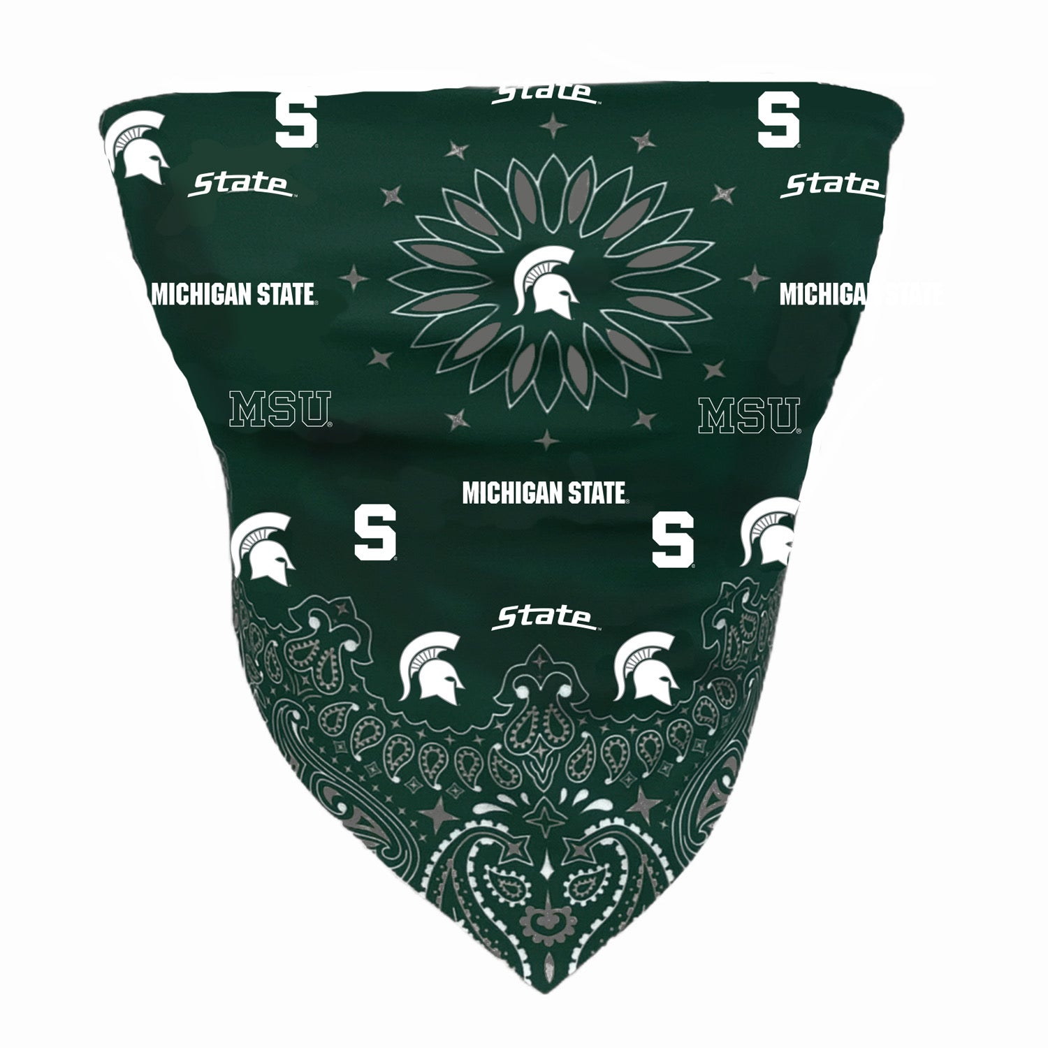 Michigan State Bandana Top