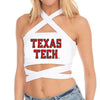 Texas Tech White Multi Way Bandeau Top