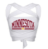 Minnesota White Multi Way Bandeau Top