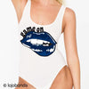 Game On Lips Tank Bodysuit - lo + jo, LLC