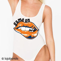 Game On Lips Tank Bodysuit - lo + jo, LLC
