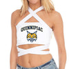 Quinnipiac White Multi Way Bandeau Top