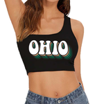 Ohio Bobcats One Shoulder Top