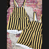 Black & Gold Overalls