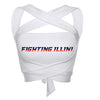 Illinois Fighting Illini White Multi Way Bandeau Top