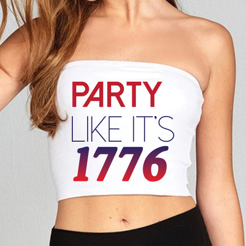 Party Like It's 1776 Tube Top