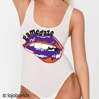 Gamedaze Lips Tank Bodysuit - lo + jo, LLC