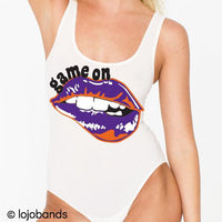 Game On Lips Tank Bodysuit - lo + jo, LLC