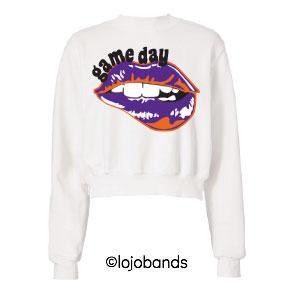 Purple & Orange Game Day Sweatshirt