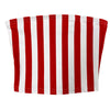 Red & White Striped Tube Top