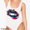 Game On Lips Tank Bodysuit - lo + jo, LLC