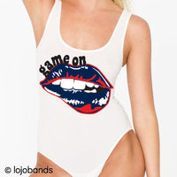 Game On Lips Tank Bodysuit - lo + jo, LLC