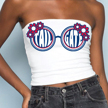 Blue & Red Sunglasses Tube Top - lo + jo, LLC